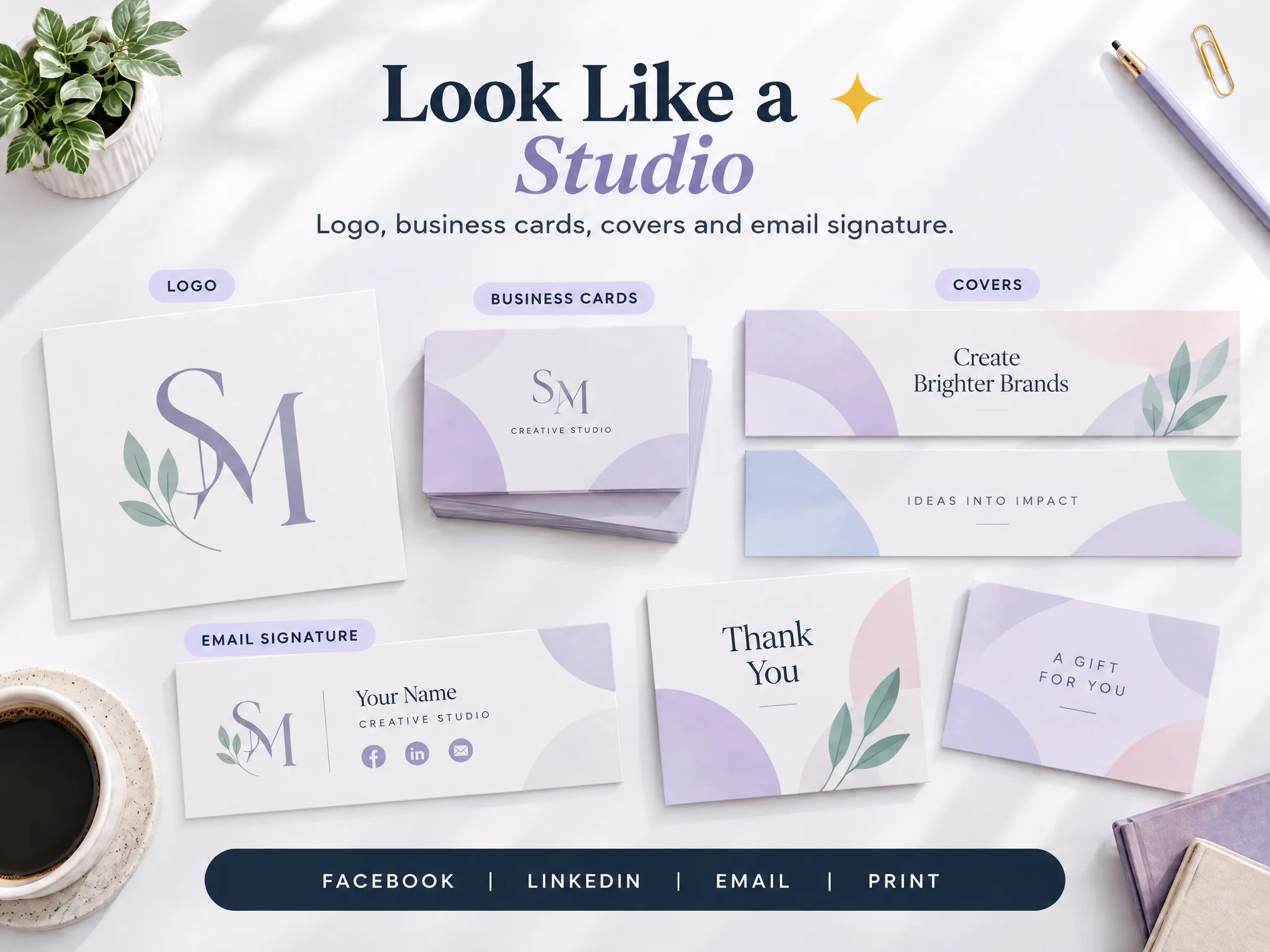 The branding kit for your own studio